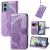 Чехол UniCase Butterfly Pattern для Motorola Moto G05 - Light Purple: фото 1 из 12