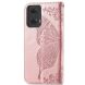 Чехол UniCase Butterfly Pattern для Motorola Moto G24 / G04 / G04s / E14 - Rose Gold (347827RG). Фото 5 из 8