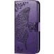 Чехол UniCase Butterfly Pattern для Motorola Moto G85 - Dark Purple (357030DV). Фото 6 из 6
