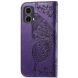 Чехол UniCase Butterfly Pattern для Motorola Moto G85 - Dark Purple (357030DV). Фото 5 из 6