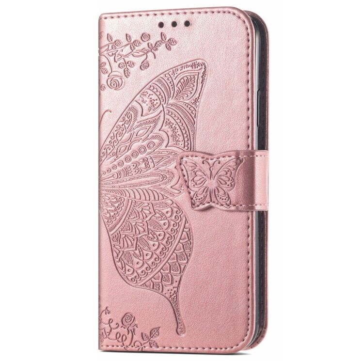 Чохол UniCase Butterfly Pattern для Nokia C10 / C20 - Rose Gold: фото 4 з 12