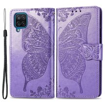 Чохол UniCase Butterfly Pattern для Samsung Galaxy M33 (M336) - Light Purple: фото 1 з 8