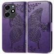 Чохол UniCase Butterfly Pattern для TECNO Spark 20C - Dark Purple (345614DV)
