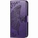 Чохол UniCase Butterfly Pattern для TECNO Spark 20C - Dark Purple (345614DV). Фото 4 з 8