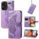 Чехол UniCase Butterfly Pattern для Xiaomi Redmi Note 13 Pro+ - Light Purple (340546LV). Фото 4 из 6