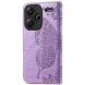 Чехол UniCase Butterfly Pattern для Xiaomi Redmi Note 13 Pro+ - Light Purple (340546LV). Фото 6 из 6