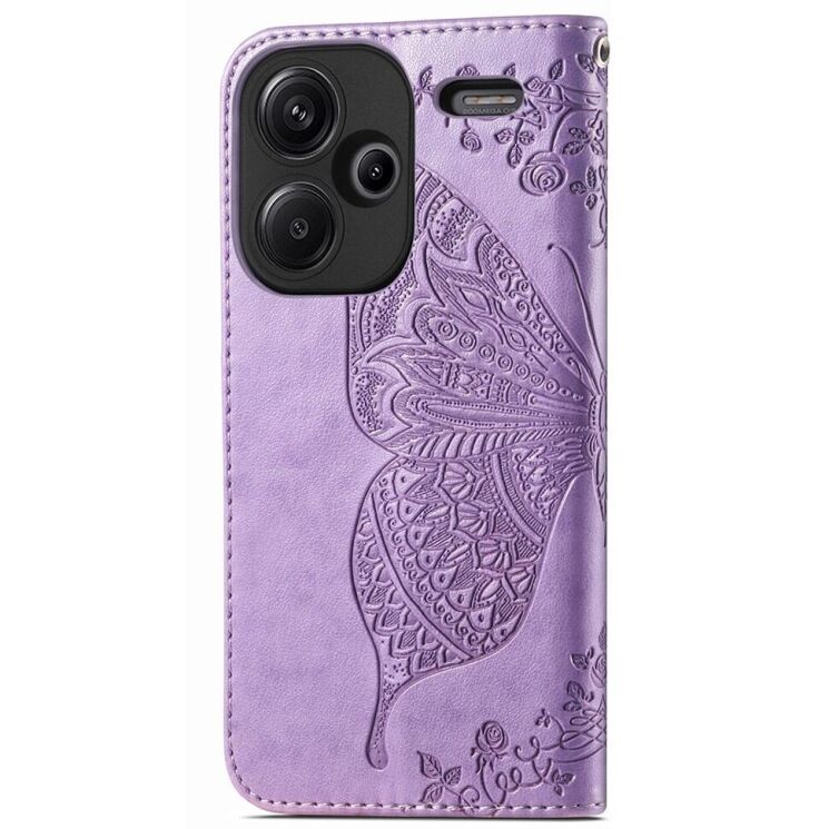Чехол UniCase Butterfly Pattern для Xiaomi Redmi Note 13 Pro+ - Light Purple: фото 6 из 6