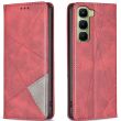 Чехол-книжка с кармашками UniCase Geometric Pattern для Infinix Hot 60 Pro - Red (388000R)