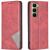 Чохол UniCase Geometric Pattern для Infinix Hot 60 Pro - Red: фото 1 з 8