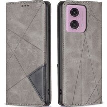 Чехол UniCase Geometric Pattern для Motorola Moto G24 / G04 / G04s / E14 - Grey: фото 1 из 8