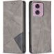 Чехол UniCase Geometric Pattern для Motorola Moto G24 / G04 / G04s / E14 - Grey (347852H). Фото 1 из 8