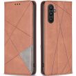 Чехол UniCase Geometric Pattern для Samsung Galaxy A24 (A245) - Brown (322322Z)