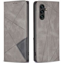 Чехол UniCase Geometric Pattern для Samsung Galaxy A56 (A566) - Grey: фото 1 из 8