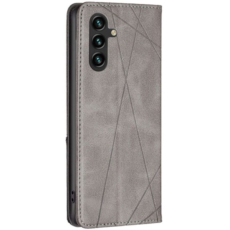 Чехол UniCase Geometric Pattern для Samsung Galaxy A56 (A566) - Grey: фото 3 из 8