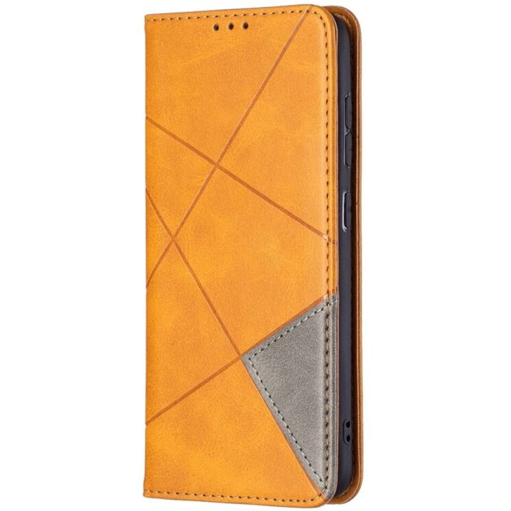 Чехол UniCase Geometric Pattern для Samsung Galaxy S21 FE (G990) - Brown: фото 3 из 11
