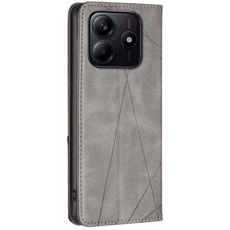 Чехол UniCase Geometric Pattern для Xiaomi Redmi Note 14 5G - Grey: фото 3 из 8