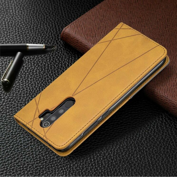 Чехол UniCase Geometric Pattern для Xiaomi Redmi Note 8 Pro - Brown: фото 9 из 9