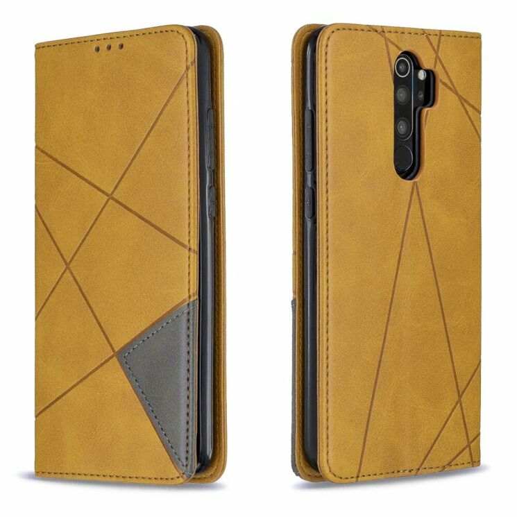 Чехол UniCase Geometric Pattern для Xiaomi Redmi Note 8 Pro - Brown: фото 4 из 9
