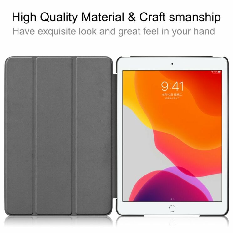 Чехол UniCase Slim для Apple iPad 10.2 7/8/9 Gen (2019/2020/2021) - Rose: фото 6 из 8