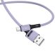 Дата-кабель USAMS US-SJ435 U52 USB to MicroUSB (2.1A, 1m) - Violet (895668V). Фото 1 из 15