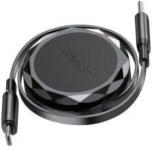 Кабель ACEFAST C13-03 Type-C to Type-C 60W (0.8m) - Black: фото 1 из 8