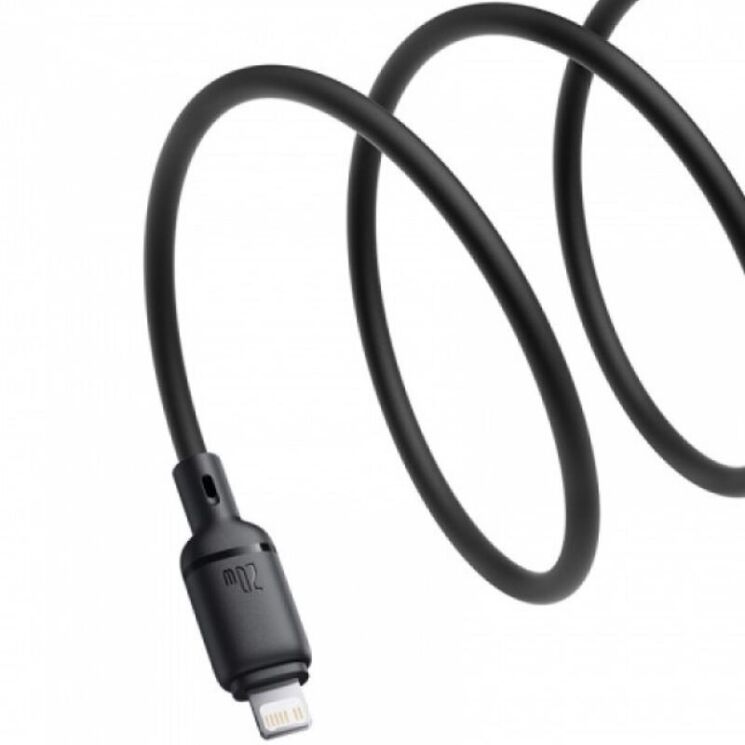 Кабель Baseus Silky Series Type-C to Lightning (20W, 1m) P10377700113-00 - Black: фото 4 из 17