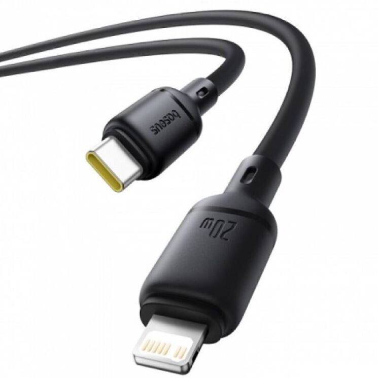 Кабель Baseus Silky Series Type-C to Lightning (20W, 1m) P10377700113-00 - Black: фото 3 из 17