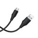 Кабель Hoco X124 USB to Type-C (3A, 1m) - Black (896470B). Фото 3 з 7
