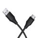 Кабель Hoco X124 USB to Type-C (3A, 1m) - Black (896470B). Фото 2 з 7