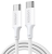 Кабель UGREEN L502 Type-C to Type-C 100W (5A, 2m) - White: фото 1 з 6