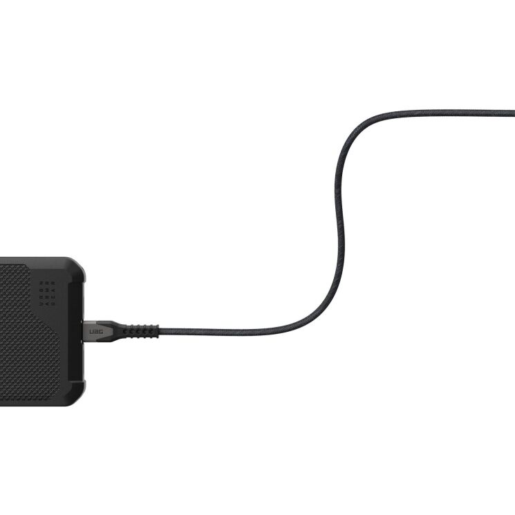 Кабель URBAN ARMOR GEAR (UAG) Kevlar Core Type-C to Type-C - Black / Gray: фото 8 з 8