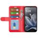 Классический чехол-книжка Deexe Wallet Style для Motorola Edge 70 Max - Red (435517R). Фото 2 из 8