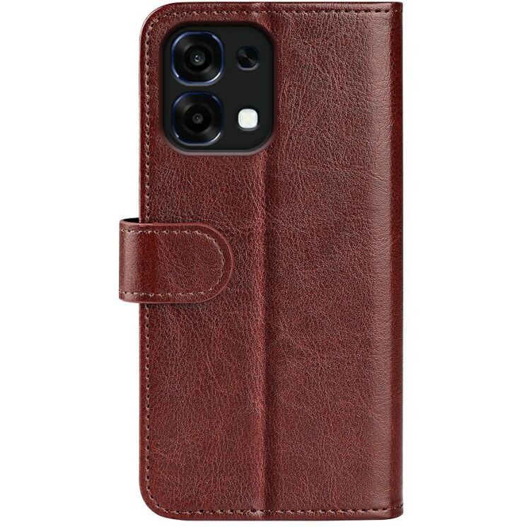 Класичний чохол-книжка Deexe Wallet Style для OPPO A6 Pro - Brown: фото 5 з 6