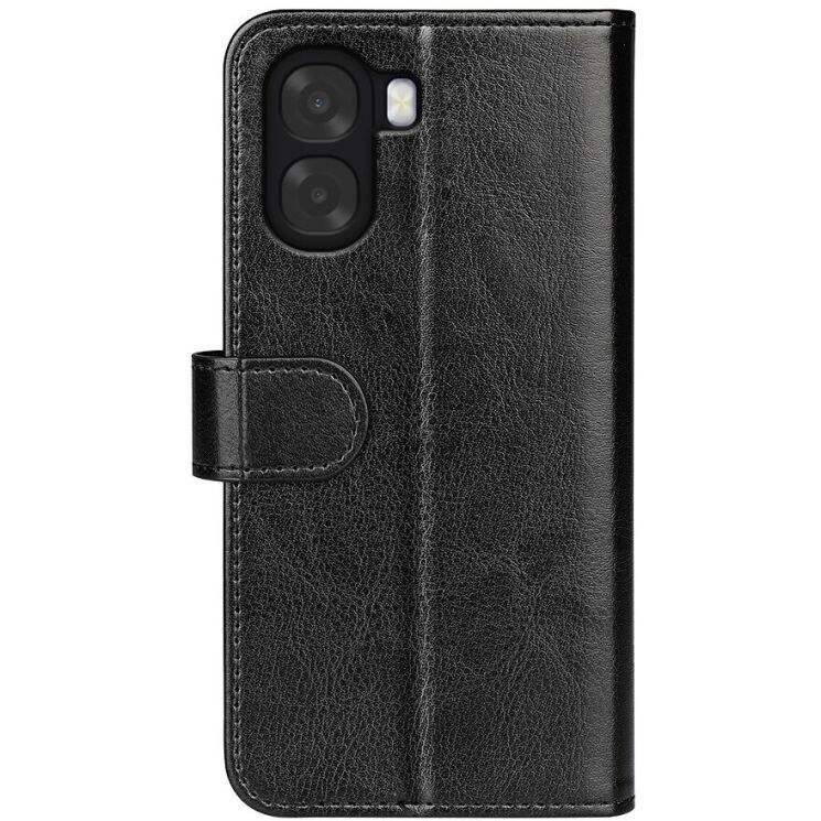 Класичний чохол-книжка Deexe Wallet Style для OPPO A6x - Black: фото 6 з 8