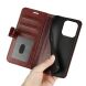 Классический чехол-книжка Deexe Wallet Style для OPPO Reno 16 F - Red (413416R). Фото 7 из 7