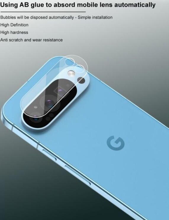 Комплект захисних стекол IMAK Camera Lens Protector для Google Pixel 9 Pro XL: фото 8 из 13