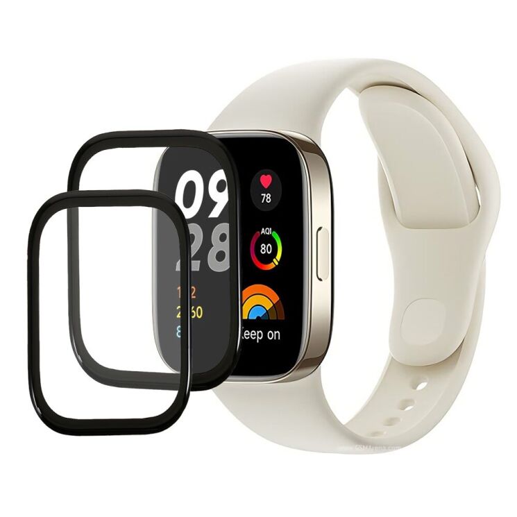 Комплект захисних плівок Deexe Protector Film для Xiaomi Redmi Watch 3 - Black: фото 1 з 5