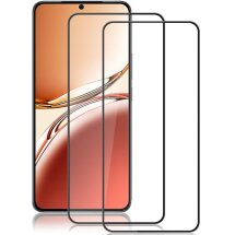 Комплект захисних стекол AMORUS Full Glue для OPPO Reno 12 F/FS - Black: фото 1 з 9