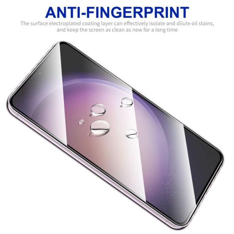 Комплект захисних стекол HAT PRINCE Full Glue для Samsung Galaxy S24 (S921) - Black: фото 6 з 9
