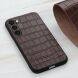 Шкіряний чохол UniCase Croco Skin для Samsung Galaxy S23 - Brown (318019Z). Фото 3 з 3