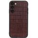 Шкіряний чохол UniCase Croco Skin для Samsung Galaxy S23 - Brown (318019Z). Фото 1 з 3