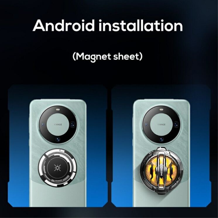 Кулер-вентилятор для смартфона MEMO CX07 Magnetic Cooler - Black: фото 14 з 20