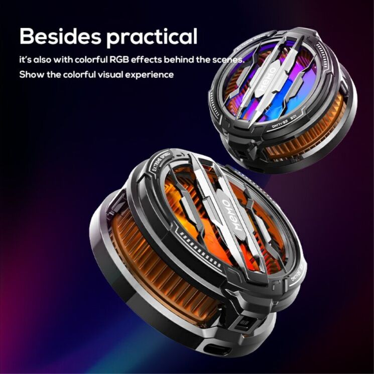 Кулер-вентилятор для смартфона MEMO CX07 Magnetic Cooler - Black: фото 16 з 20