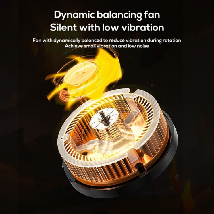 Кулер-вентилятор для смартфона MEMO CX07 Magnetic Cooler - Black: фото 10 з 20