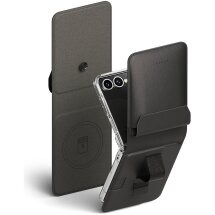 Накладной чехол-кошелек Ringke Folio Grip Wallet Magnetic (FF) для Samsung Galaxy Flip 7 (8800293855842) - Black: фото 1 из 11
