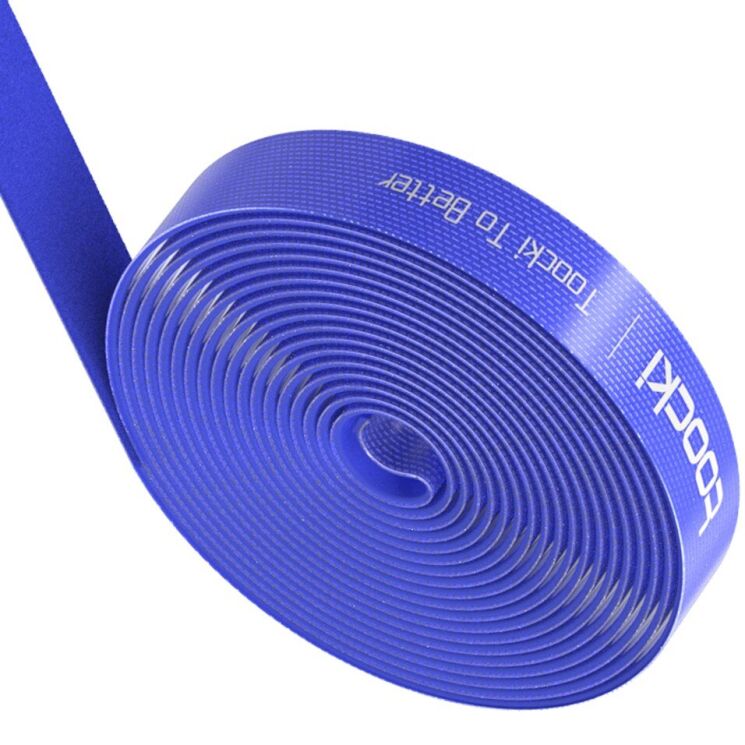 Органайзер для кабелю TOOCKI TQ-LX01 Magic Tape (3m) - Blue: фото 1 з 5