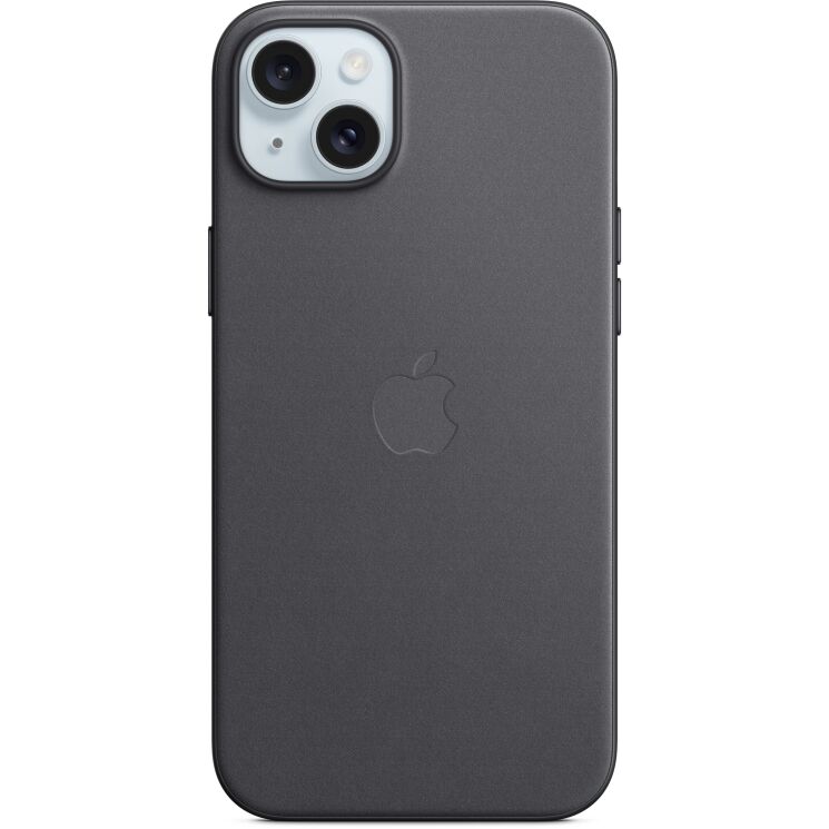 Оригінальний чохол FineWoven MagSafe для Apple iPhone 15 Plus (MT423) - Black: фото 1 з 5