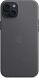 Оригінальний чохол FineWoven MagSafe для Apple iPhone 15 Plus (MT423) - Black (339759B). Фото 5 з 5