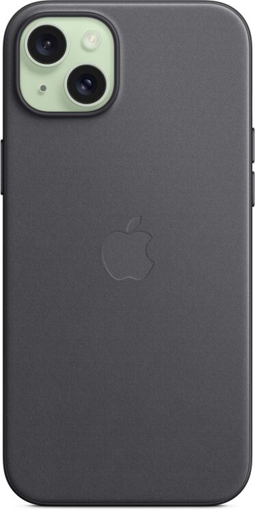 Оригінальний чохол FineWoven MagSafe для Apple iPhone 15 Plus (MT423) - Black: фото 4 з 5