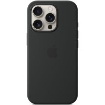 Оригинальный чехол Silicone Case with MagSafe для Apple iPhone 16 Pro (MYYJ3) - Black: фото 1 из 5